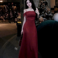 Robe longue élégante pour femme, taille naturelle, design simple, en soie, confortable, décontractée et formelle pour diverses occasions