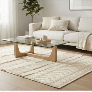 Newest TrendingFactory Outlets Farmhouse Chevron Hallway <b>Runner</b> Rug Cream Low Pile Area <b>Mat</b> At Lowest Price - Product Image 4