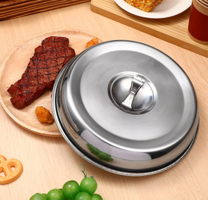 Cubierta para Alimentos Ecológica de Acero Inoxidable Plateado, Cubierta para Alimentos para Restaurantes y Buffets, Alta Calidad y en Oferta - Product Image 4