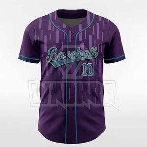Maillot de baseball performant sublimé pour l'entraînement, les compétitions et l'usage sportif quotidien - Product Image 2