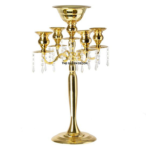 Luxury Candle <b>Stand</b> with 3 Arms Shiny Tableware Handmade Metal <b>Tree</b> Branch Candelabra Set of 2 Silver Plated - Product Image 4