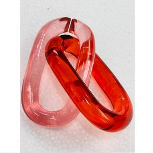 Maillons de chaîne en résine en vrac, maillons de chaîne en résine pour bijoux, maillons de chaîne en résine pour sacs, maillons de chaîne en résine pour rideaux - Product Image 2