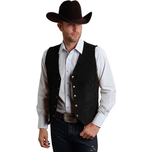 Men Custom Made Leather Vest Sleeveless Motorcycle Jacket Casual Waistcoat Fashion Outerwear With Durable Material Modern Style - Product Image 1