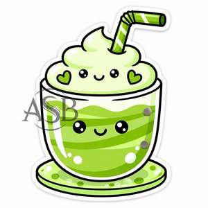 Porta Pestañas Magnético Matcha Lash Tile, Bonito y Kawaii, Soporte para Extensiones de Pestañas, Estética Verde, Impresión de Logotipo Personalizado - Product Image 1