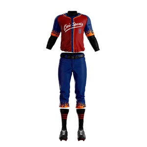 Maillot de baseball sur mesure bon marché 100% polyester concevez votre propre ensemble d'uniformes OEM - Product Image 4