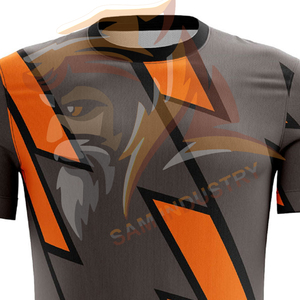 Custom Sublimated Breathable 100% Polyester Soccer Jersey Short Sleeves Quick Dry Soccer Jersey For Sale - Product Image 4