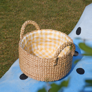 Beautiful Natural Round Rattan <b>Baskets</b> For Fruits Vegetables And <b>Breads</b> Storage High Quality Hand Woven Rattan <b>Basket</b> For Dining - Product Image 5