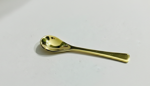 Gold Shilajit <b>Spoon</b> Premium Ayurvedic Resin <b>Spoon</b> Handcrafted Metal <b>Spoon</b> For Shilajit Use - Product Image 3