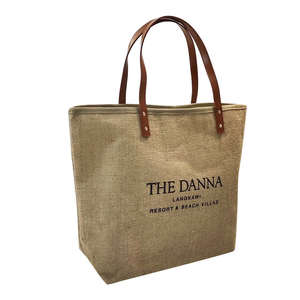 Elegante Bolso de Yute para Mujer con Asa Resistente, Bolso de Mano Ecológico - Product Image 5