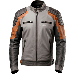 Men's Classic <b>Leather</b> <b>Biker</b> <b>Jacket</b> Genuine <b>Leather</b> Vintage Motorcycle Winter Casual Outerwear OEM Wholesale - Product Image 1