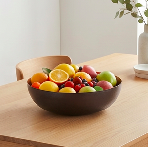 Handmade Metal <b>Bowls</b> Set Copper Finish Minimalist Design Decorative Serving <b>Bowls</b> Round Shape Polished Surface For Kitchen Use - Product Image 4