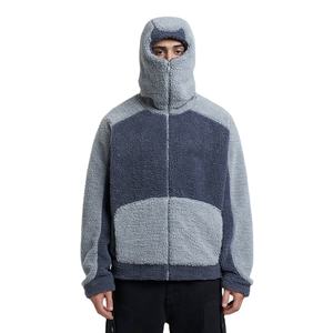 OEM Manufacture Custom logo Winter Coat Sherpa Wool <b>Jacket</b> Full <b>Zip</b> <b>up</b> Sherpa Fleece <b>Jacket</b> Men - Product Image 1