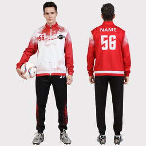 ชุดวอร์มแห้งเร็วระบายอากาศได้ดีปรับแต่งได้ชุดออกกำลังกายแฟชั่นสำหรับทีมกีฬากลางแจ้ง - Product Image 4