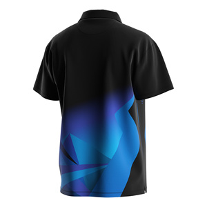 เสื้อโปโลพิคเคิลบอลแบบกำหนดเองสำหรับผู้ชาย ระบายอากาศได้ดี แห้งเร็ว ชุดกีฬา เสื้อแข่งกีฬาเทนนิส กอล์ฟ แบบมืออาชีพ ปักชื่อและหมายเลขได้ - Product Image 3