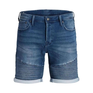 Shorts de mezclilla modernos y ajustados para hombre, al por mayor, hechos a medida, elegantes, casuales, con bolsillos frontales, de alta calidad, duraderos y a la moda. - Product Image 3