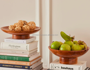 Quality <b>Mango</b> <b>Wood</b> Fruit <b>Bowl</b> Or Wooden Salad <b>Bowl</b> For Kitchen Dinning Decoration and fully customization. - Product Image 2