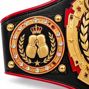 Ceinture de championnat personnalisée Velocity Strike pour la lutte, la boxe, le MMA, plaques métalliques de titre, logo personnalisé, OEM, vente en gros, diamètre 50 mm - Product Image 5