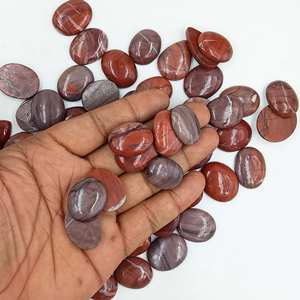 Lot de cabochons en jaspe naturel, formes variées, pierres précieuses polies en vrac pour la fabrication de bijoux, vente en gros, approvisionnement en vrac - Product Image 6