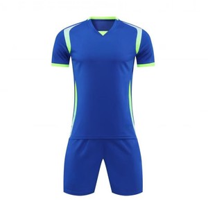 Custom Black Soccer Jersey Set Breathable Winter Polyester Quick Dry Shirt Shorts Unisex Teamwear OEM Bulk Wholesale Supplier - Product Image 2