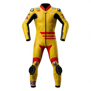 ชุดแข่งรถมอเตอร์ไซค์หนังวัว/หนังจิงโจ้ ยี่ห้อ Jack Miller Leathers รุ่น Ramaha MotoCP 1PC สำหรับขี่มอเตอร์ไซค์/ขี่รถวิบาก/จั๊มสูท  หนังแท้มาตรฐาน CE ระดับ 2 - Product Image 1