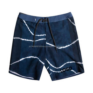 Short de surf en matériau personnalisé Maillot de bain rétro à entrejambe de 5 pouces pour la natation - Product Image 3