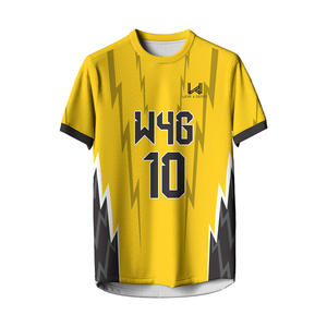 Camisetas de Fútbol Personalizadas de Corte Regular, Transpirables, con Impresión de Serigrafía, de Alta Calidad, que Absorben la Humedad y se Secan Rápidamente - Product Image 4