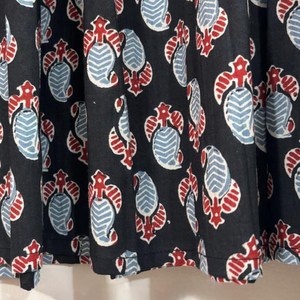 Vestido Midi Informal para Mujer, 100% Algodón Tejido, Estampado Floral Liso/Sólido, Detalles Estructurales, Manga Corta, Cintura Imperio, Estilo Babydoll - Product Image 4