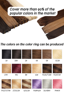 เทปหยิกปลายแบนสำหรับต่อผมมนุษย์ผมหยิกเป็นลอนสำหรับคนอินเดียแบบรัสเซีย - Product Image 3