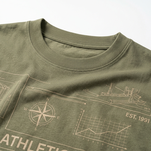 Camiseta Personalizada de Marca Privada, Transpirable, Unisex, Talla Grande, 240 GSM, 100% Algodón, Estilo Urbano, para Gimnasio, OEM, ODM - Product Image 3