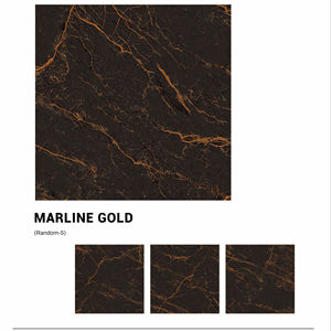 กระเบื้องพอร์ซเลนเคลือบเงาหรูหรา ขนาด 600x600 มม. กระเบื้องปูพื้นและผนังขนาดใหญ่ สำหรับห้องนั่งเล่น ห้องครัว ห้องน้ำ และสำนักงาน - Product Image 1