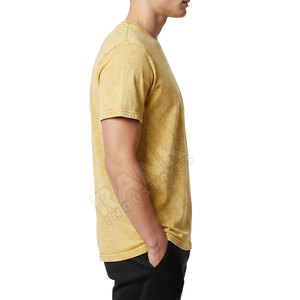 Camisetas de Hombre con Lavado Ácido a Precio Razonable, Diseño de Color Sólido, Personaliza tu Propio Logotipo, Camisetas de Hombre Cómodas con Lavado Ácido - Product Image 4