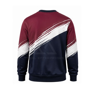 เสื้อสเวตเชิ้ตคอกลมแขนยาวสำหรับผู้ชายสไตล์ลำลองแนวสตรีทแวร์  รับผลิตตามแบบ พร้อมสกรีนโลโก้ ขายส่งจำนวนมาก - Product Image 3