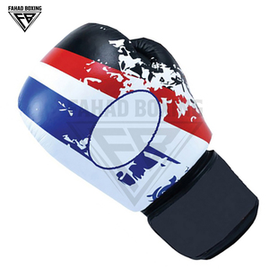 Crea tus propios guantes de boxeo de cuero PU de 8 oz, personalizados, de diseño impreso, populares, modernos y de última tendencia, para venta al por mayor. - Product Image 3