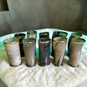 Jarra Vikinga de Cuerno Pulido Hecha a Mano con Funda de Cuero, Artículos de Bebida de Primera Calidad al Mejor Precio - Product Image 2