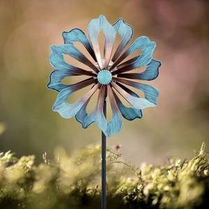 กังหันลมเหล็กวินเทจสำหรับตกแต่งสวนกลางแจ้ง สไตล์โมเดิร์น สำหรับสนามหญ้า ลานบ้าน หรือระเบียง - Product Image 6