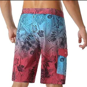 กางเกงว่ายน้ำผู้ชายแบบแห้งเร็ว ระบายอากาศได้ดี พิมพ์ลายตามสั่ง ขายส่ง ผลิตจากโพลีเอสเตอร์ 100% เอวยางยืด ป้องกันรังสียูวี - Product Image 2