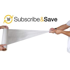 4 rotoli 15 \ "X 1500 'pellicola elasticizzata soffiata trasparente 80 Gauge per Pallet di grado industriale strizzacervelli resistente allo strappo senza residui - Product Image 5