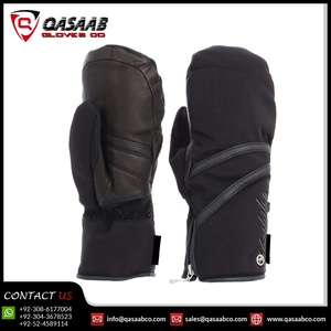 Guantes de Esquí Impermeables y Resistentes al Viento, Fabricados en Fábrica, Personalizados OEM ODM, con Impresión por Sublimación, Mitones de Nieve de Cuero para Hombres y Mujeres - Product Image 2