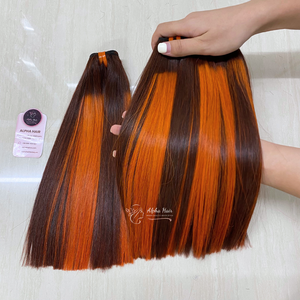 Silky Bone Straight Vietnamese Human Hair <b>Wigs</b> Super Double Drawn Unprocessed Lace Front Bundles Mirror Natural Looking - Product Image 2