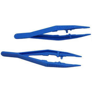 Pince à épiler manuelle jetable DIVIED INTERNATIONAL 2025, petite, en plastique de qualité médicale, chirurgicale, bleue, individuelle - Product Image 1