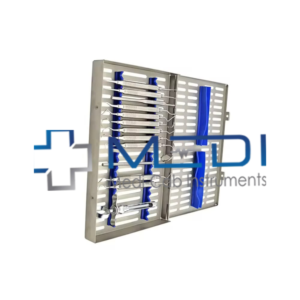 Ensemble d'instruments dentaires parodontaux professionnels avec cassette de stérilisation par medicab surgical instrument - Product Image 2