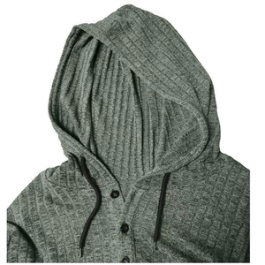 Sweat à capuche OEM en velours côtelé de haute qualité, décontracté, confortable, coupe classique, manches longues, pull uni pour homme, sweat à capuche d'automne - Product Image 4
