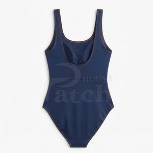 Traje de Baño Deportivo de Una Pieza para Mujer, Duradero, con Estampado Deportivo Personalizado, Tejido de Secado Rápido, para Piscina, Playa, Entrenamiento, Venta al Por Mayor - Product Image 2