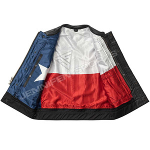 Nouveau Gilet Décontracté pour Homme en Cuir Véritable Diamanté 100% Cuir de Vachette, Meilleur Design pour Moto - Product Image 4