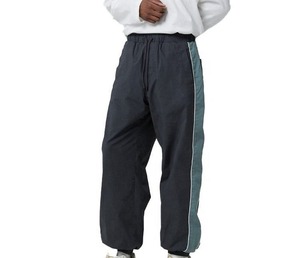 Custom Sweatsuit Manufacturer Embroidery Zip up Jacket Jogger Set Color Block Nylon Sweat Pant Windbreaker Tracksuits for Men's - Product Image 5