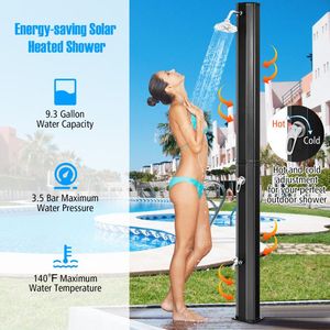 Doccia Solare da Esterno con Altezza Regolabile 7.2 Piedi, Riscaldamento Ecologico - Product Image 5
