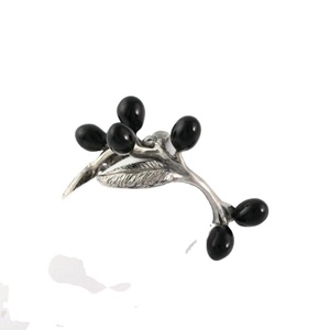 Anillos de Servilleta Estilo Hoja de Olivo Plateada Negra, Última Novedad, Accesorios para Mesa de Comedor, Artículos para Eventos, Anillos de Servilleta Personalizados Decorativos - Product Image 1