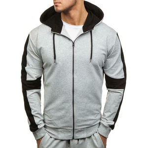 Loose Fitness Casual Blank Men Tracksuits High Quality Reversible Breathable Heavyweight Long Sleeve Cotton Fleece <b>Material</b> - Product Image 2
