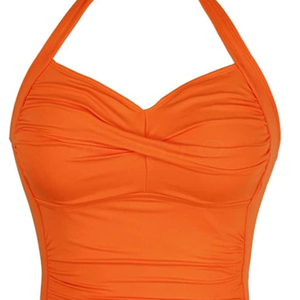 2026 OEM Women's One Swimsuits Swim Brief Digital Print High Waist Eco-Friendly Quick Dry Spandex/Polyester ODM Breathable Front - Product Image 4