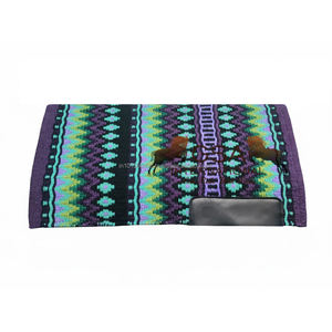 Manta de Silla de Montar Hecha a Mano 100% Lana de Nueva Zelanda 34x36, Manta de Silla de Montar Ecuestre Premium a Precio de Mayoreo - Product Image 1